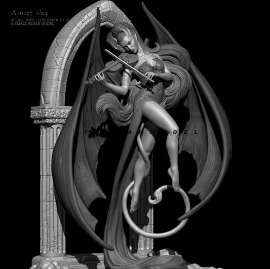 1/24 Resin Model Kit Beautiful Girl Dracula Vampire Fantasy A-1027 Unpainted - Model-Fan-Store