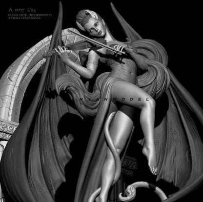 1/24 Resin Model Kit Beautiful Girl Dracula Vampire Fantasy A-1027 Unpainted - Model-Fan-Store