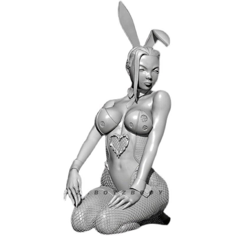 1/24 Resin Model Kit Beautiful Girl Rabbit Fantasy TD-2991 Unpainted - Model-Fan-Store