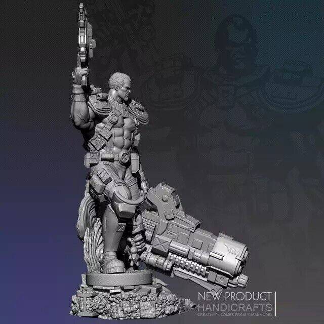 1/24 Resin Model Kit Future Soldier Space Mercenary Fantasy Unpainted - Model-Fan-Store