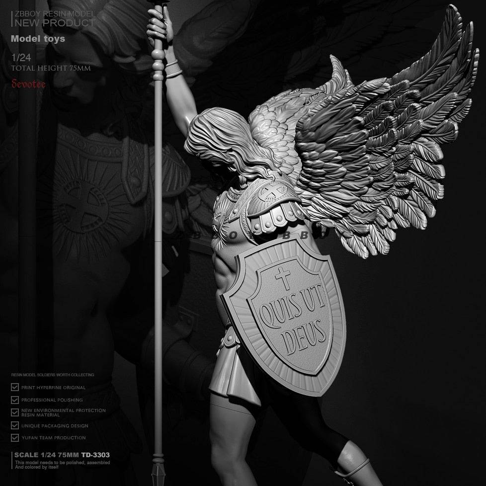 1/24 Resin Model Kit Warrior Angel Fantasy TD-3303 Unpainted - Model-Fan-Store