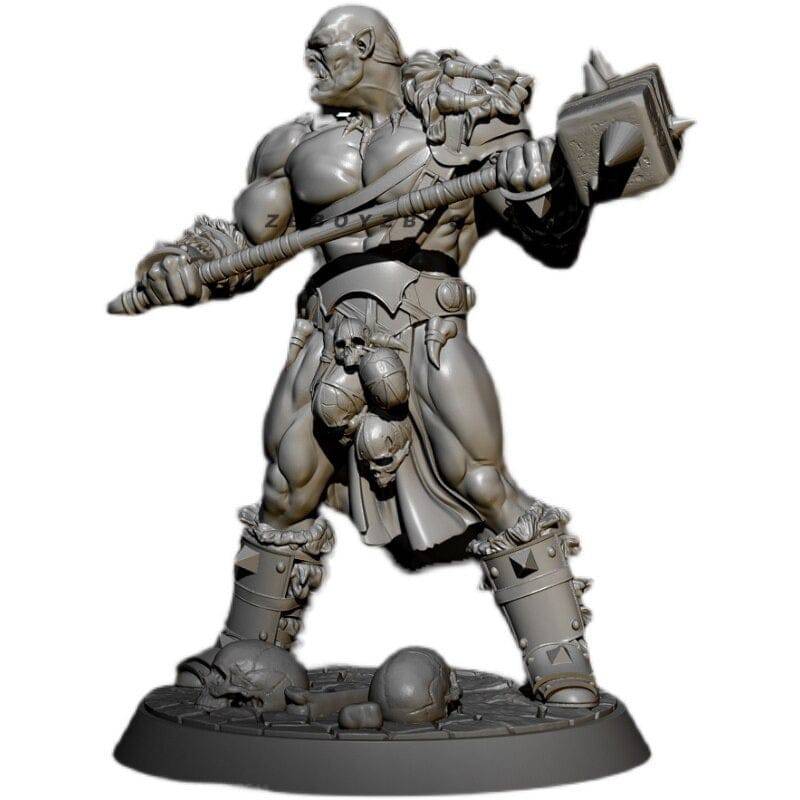 1/24 Resin Model Kit Warrior Orc WOW Fantasy TD-2611 Unpainted - Model-Fan-Store