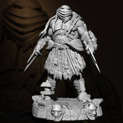 78mm Resin Model Kit Turtle Warrior Fighter Movie TD-3452 Unpainted - Model-Fan-Store