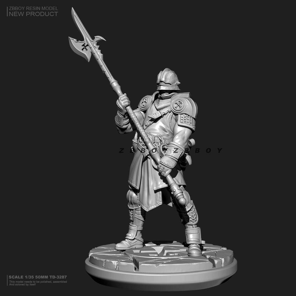 1/35 50mm Resin Model Kit Medieval Knight Warrior Fantasy TD-3287 Unpainted - Model-Fan-Store