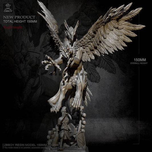 150mm Resin Model Kit Medieval Knight and Griffin WOW Fantasy TD-2586 Unpainted - Model-Fan-Store