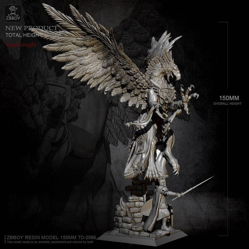 150mm Resin Model Kit Medieval Knight and Griffin WOW Fantasy TD-2586 Unpainted - Model-Fan-Store