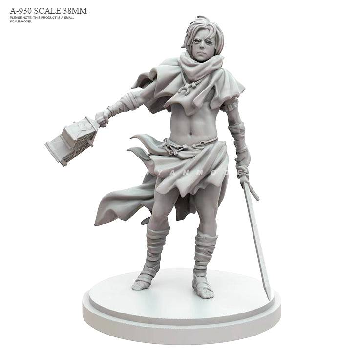 38mm Resin Model Kit Warrior Fantasy A-930 Unpainted - Model-Fan-Store