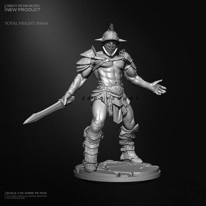 50mm Resin Model Kit Warrior Roman Gladiator TD-3535 Unpainted - Model-Fan-Store