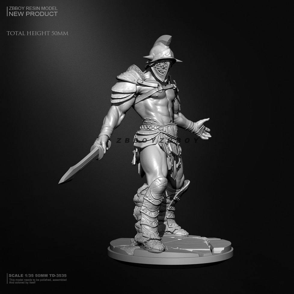 50mm Resin Model Kit Warrior Roman Gladiator TD-3535 Unpainted - Model-Fan-Store