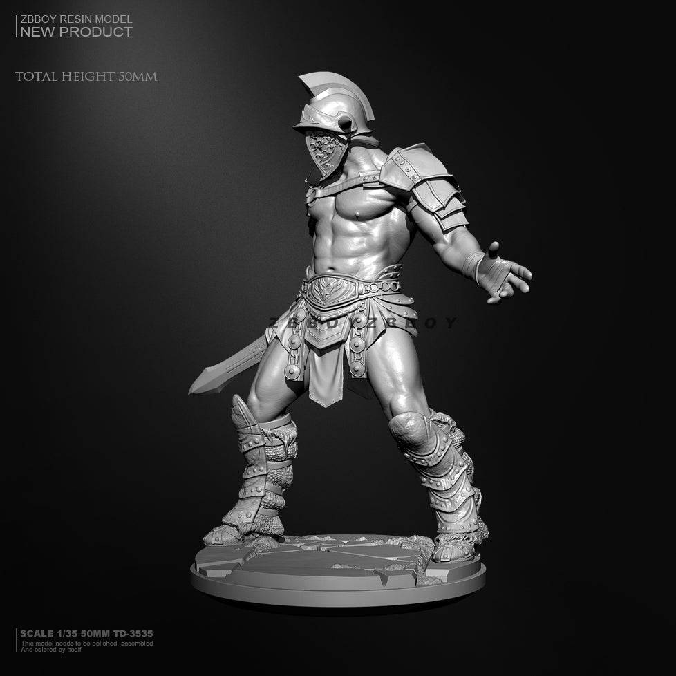 50mm Resin Model Kit Warrior Roman Gladiator TD-3535 Unpainted - Model-Fan-Store