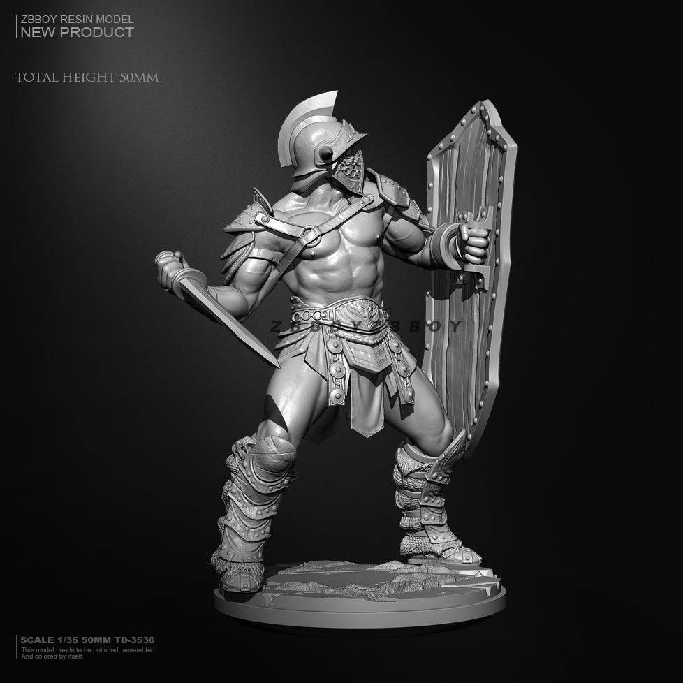 50mm Resin Model Kit Warrior Roman Gladiator TD-3536 Unpainted - Model-Fan-Store