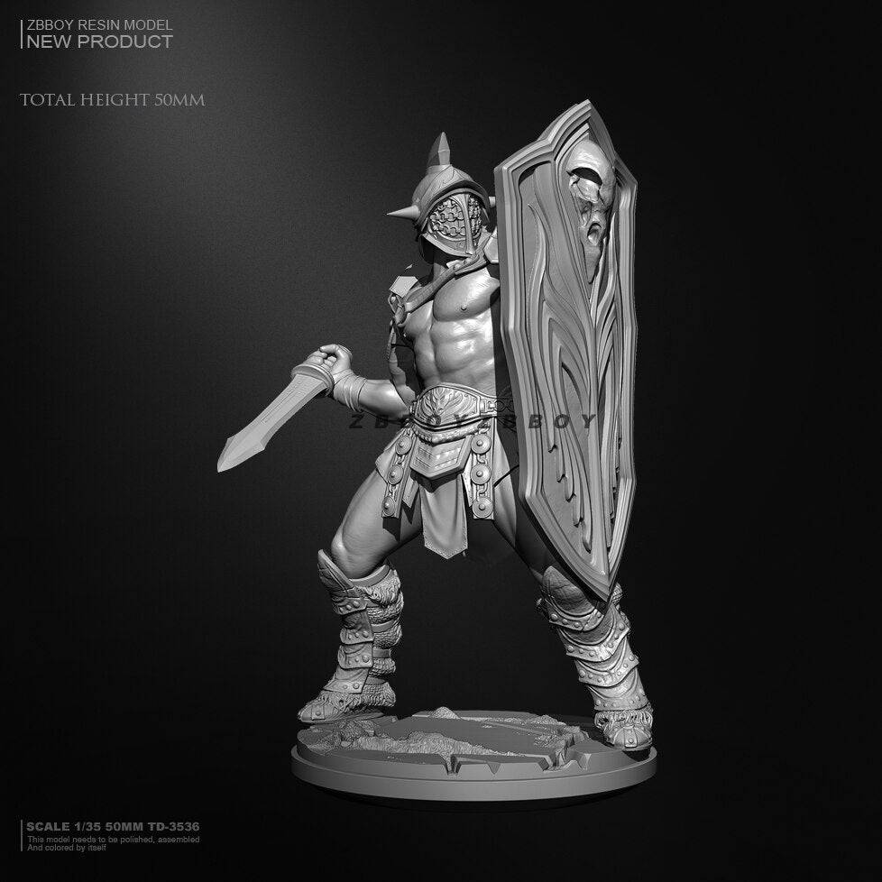 50mm Resin Model Kit Warrior Roman Gladiator TD-3536 Unpainted - Model-Fan-Store