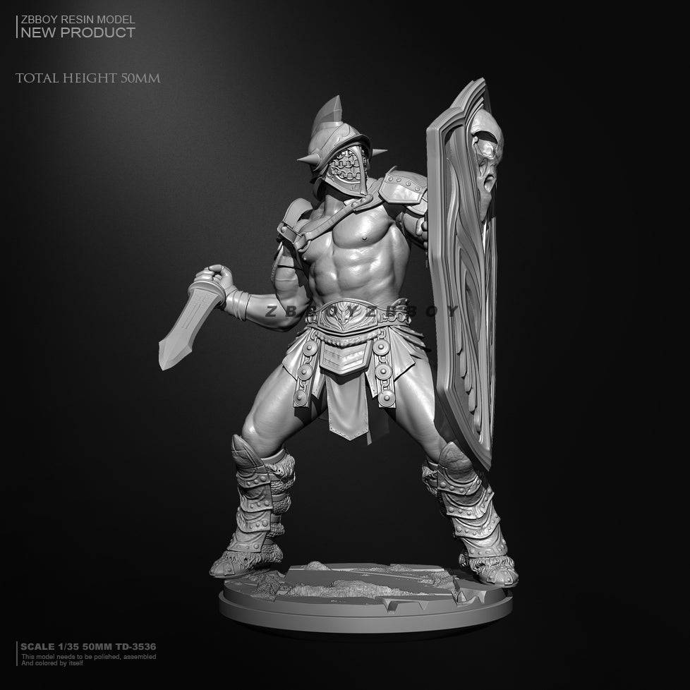 50mm Resin Model Kit Warrior Roman Gladiator TD-3536 Unpainted - Model-Fan-Store