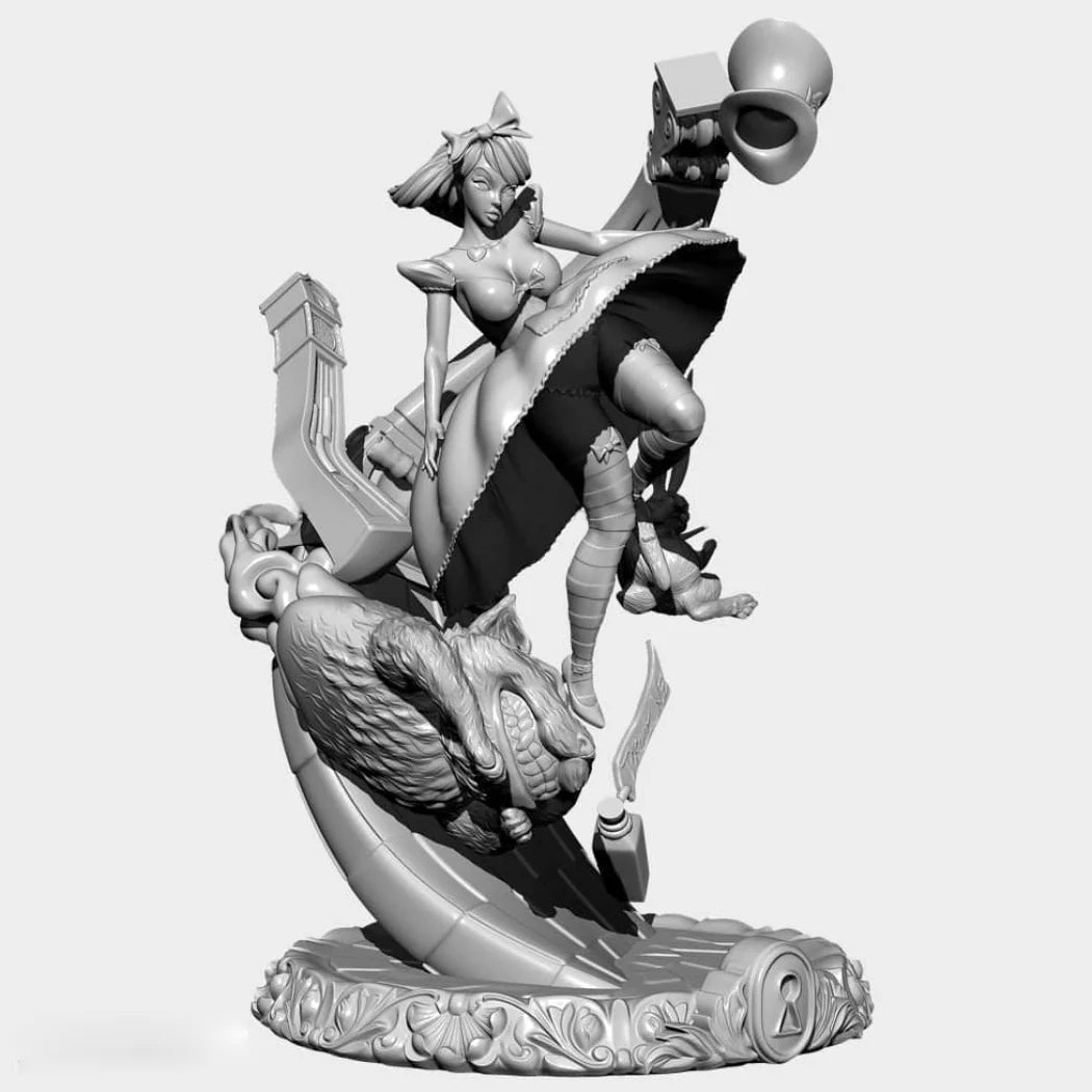 78mm Resin Model Kit Beautiful Girl Alice Fantasy TD-3423 Unpainted - Model-Fan-Store