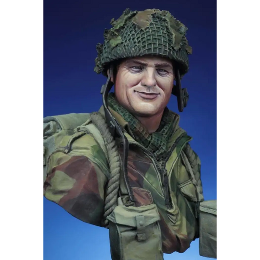 1/10 BUST Resin Casting Model Kit British Soldier Paratrooper WW2 Unpainted - Model-Fan-Store