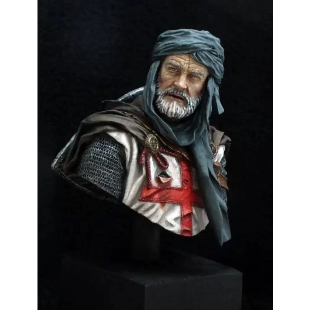 1/10 BUST Resin Casting Medieval Knight Model Kit Templar Crusader Unpainted - Model-Fan-Store
