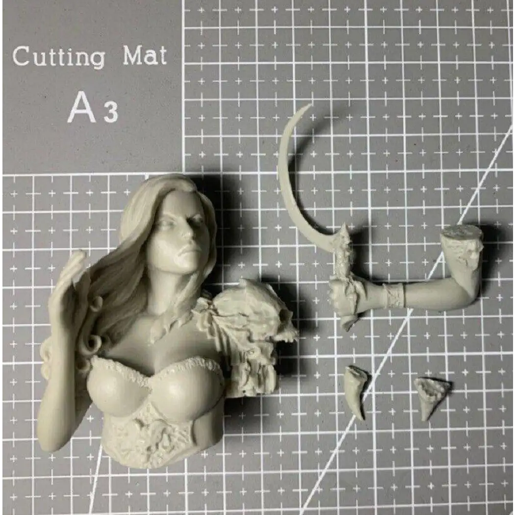 1/10 BUST Resin Model Kit Beautiful Girl Barbarian Sorceress Witch Unpainted - Model-Fan-Store