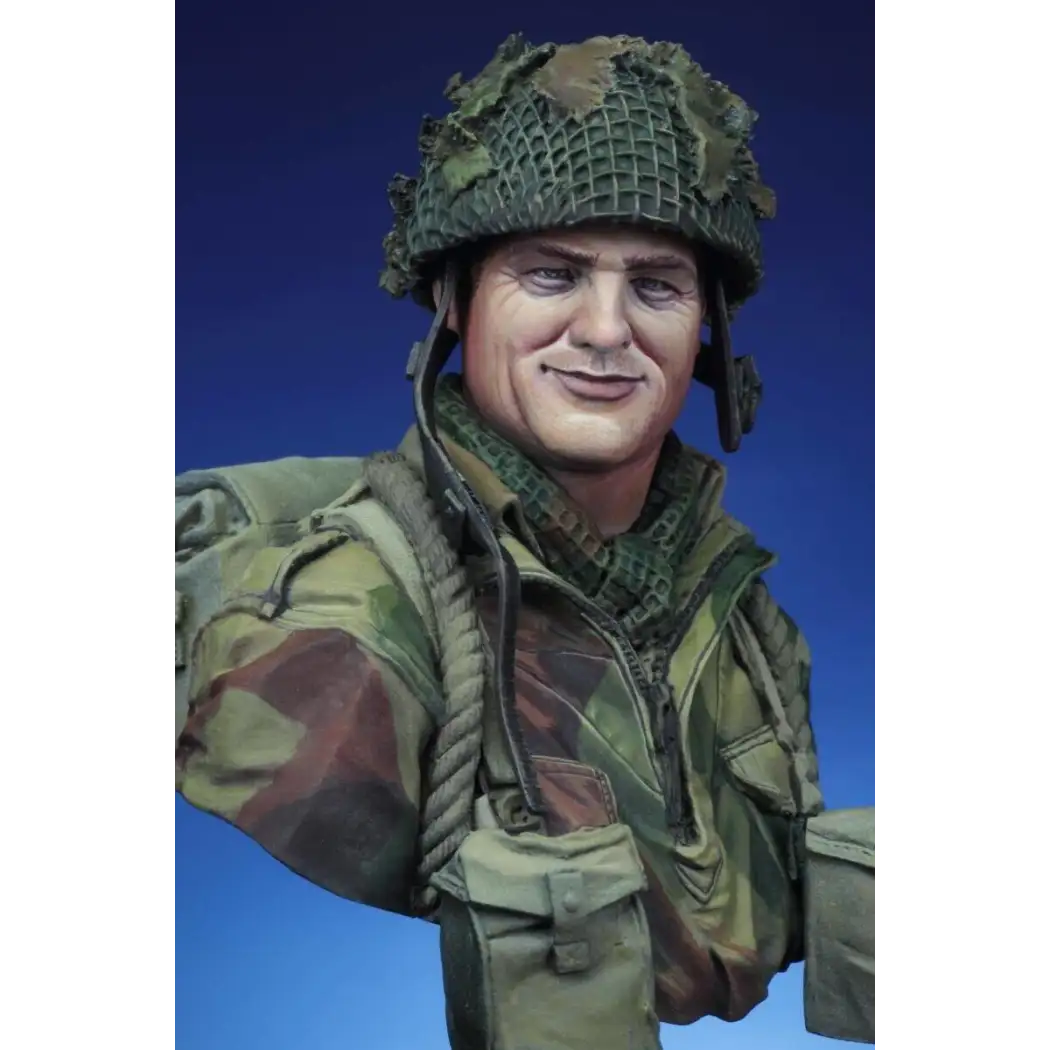 1/10 BUST Resin Model Kit British Soldier Paratrooper WW2 Unpainted - Model-Fan-Store