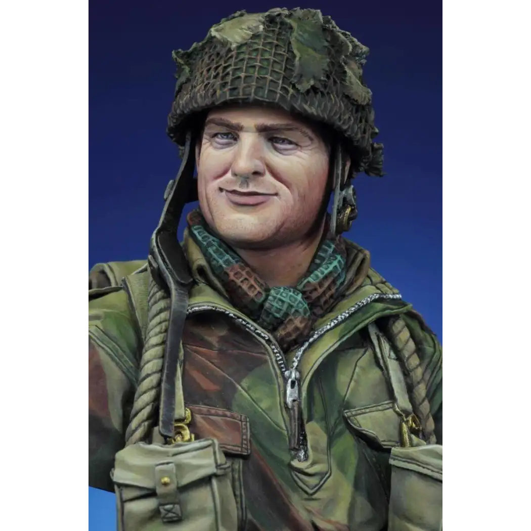 1/10 BUST Resin Model Kit British Soldier Paratrooper WW2 Unpainted - Model-Fan-Store