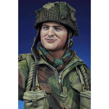 1/10 BUST Resin Model Kit British Soldier Paratrooper WW2 Unpainted - Model-Fan-Store