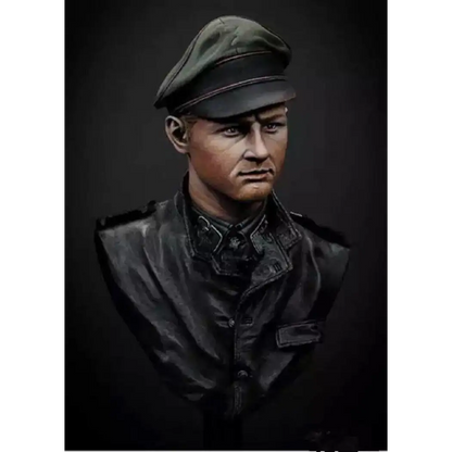 1/10 BUST Resin Model Kit German Soldier Tank Commander WW2 Unpainted - Model-Fan-Store