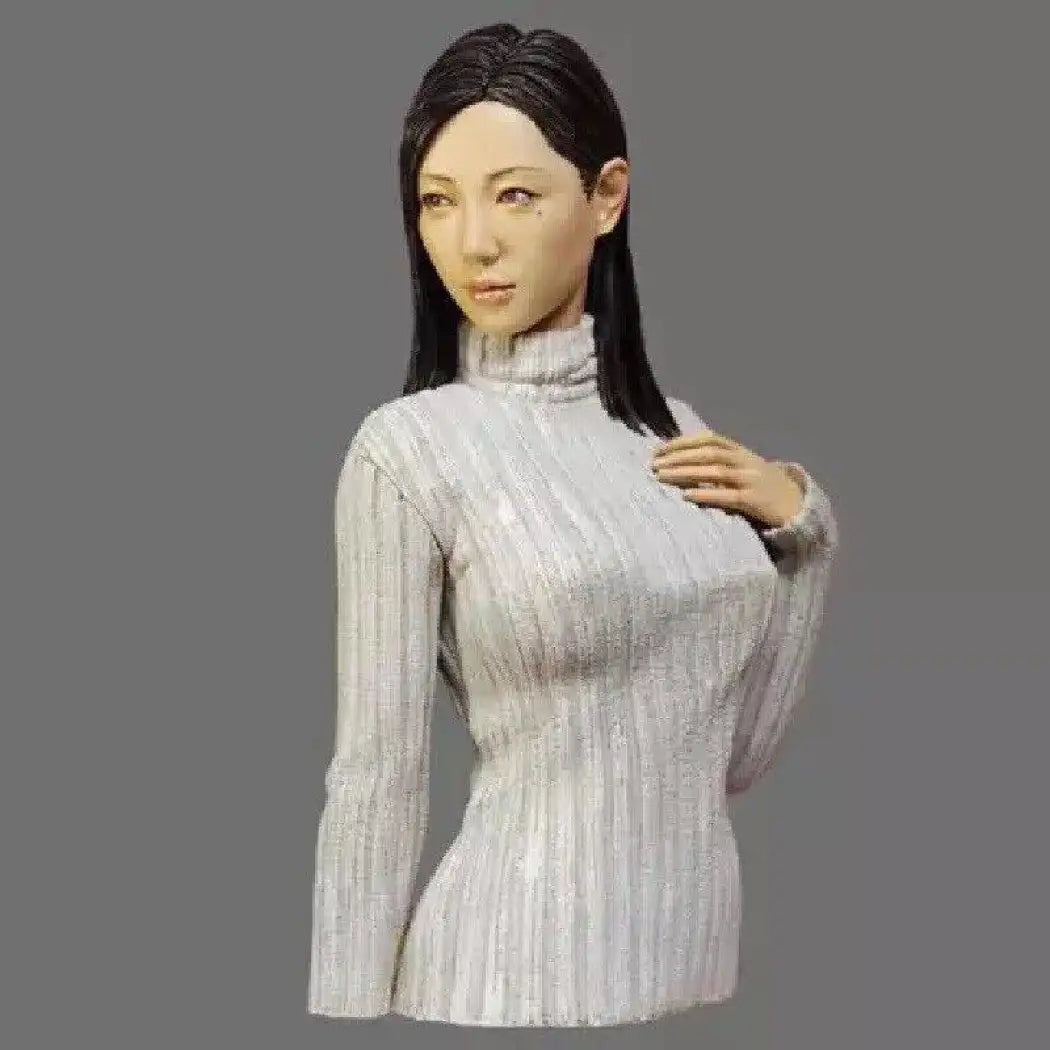 1/10 BUST Resin Model Kit Modern Asian Beautiful Girl Woman Unpainted - Model-Fan-Store