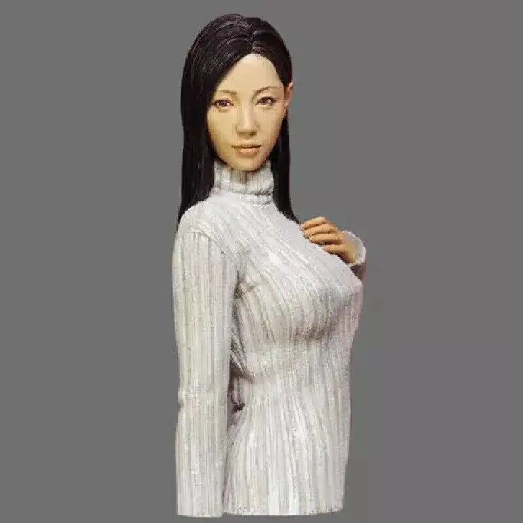 1/10 BUST Resin Model Kit Modern Asian Beautiful Girl Woman Unpainted - Model-Fan-Store