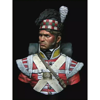 1/10 BUST Resin Model Kit Scottish Highlander Warrior Unpainted