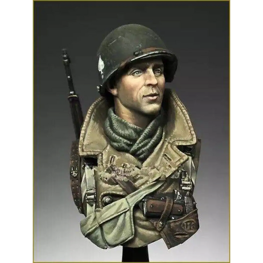 1/10 BUST Resin Model Kit US Army Soldier 101st Airborne WW2 Unpainted - Model-Fan-Store