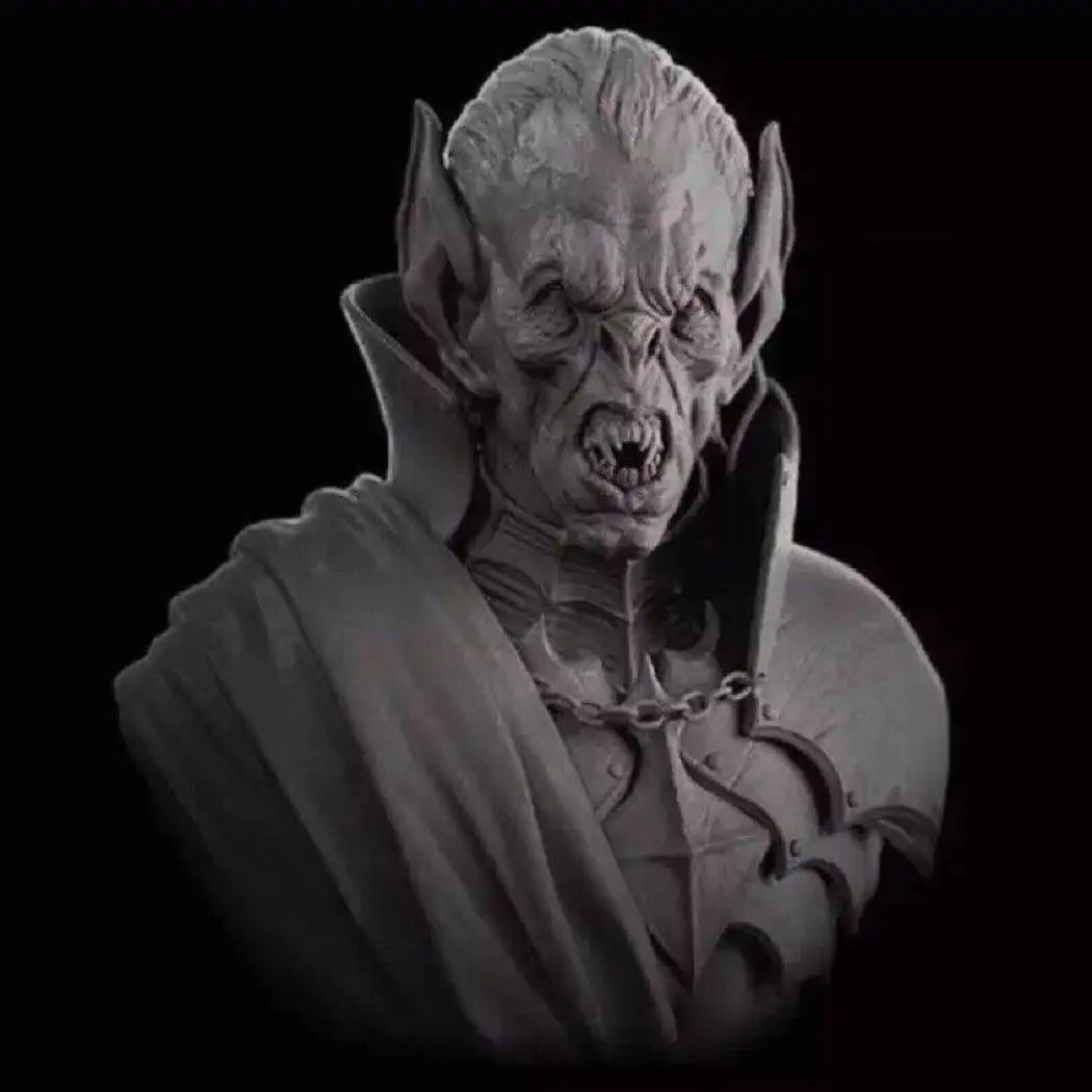 1/10 BUST Resin Model Kit Vampire Dracula Monster Unpainted - Model-Fan-Store