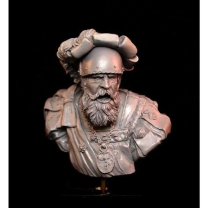 1/10 BUST Resin Model Kit Warrior Medieval German Mercenary Patrician Unpainted - Model-Fan-Store