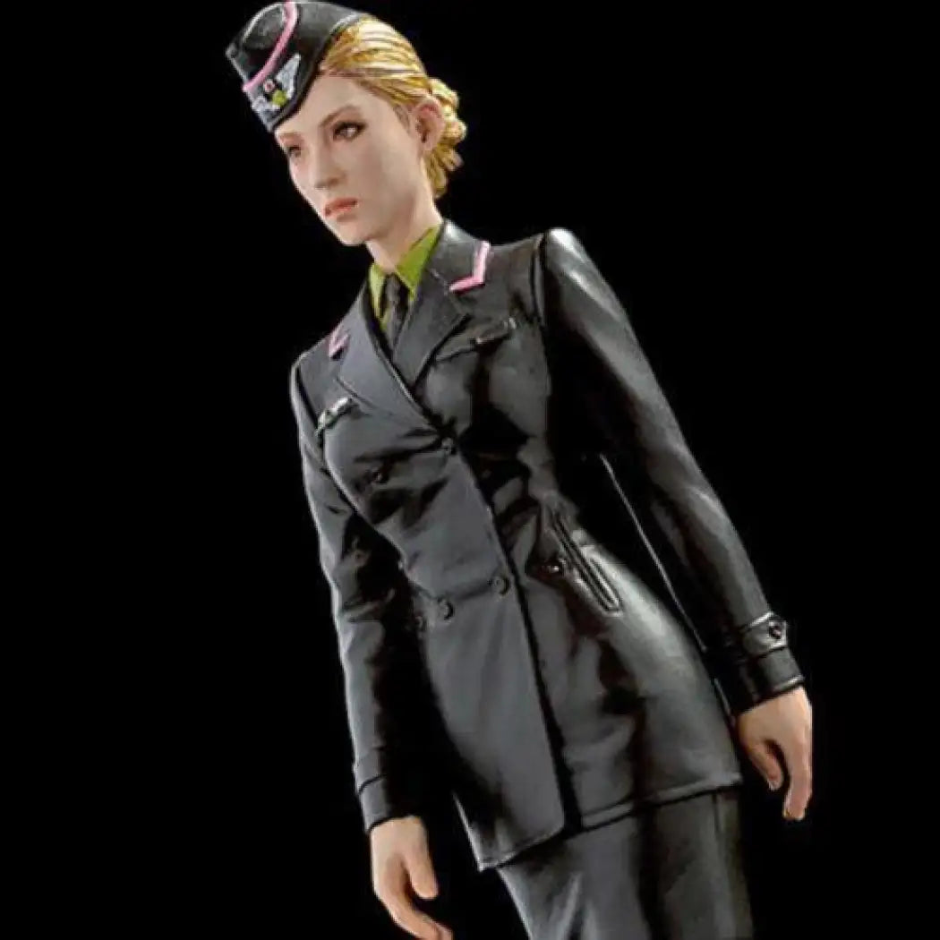 1/20 90mm Resin Model Kit Beautiful Girl Uniform Officer Pilot Unpainted - Model-Fan-Store