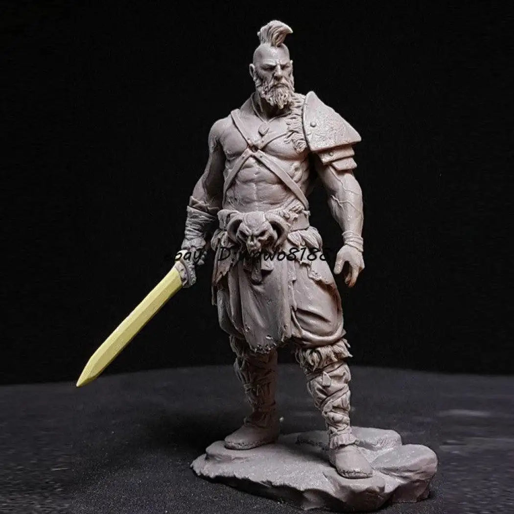 1/24 75mm Resin Model Kit Barbarian Warrior Hagbard Unpainted - Model-Fan-Store