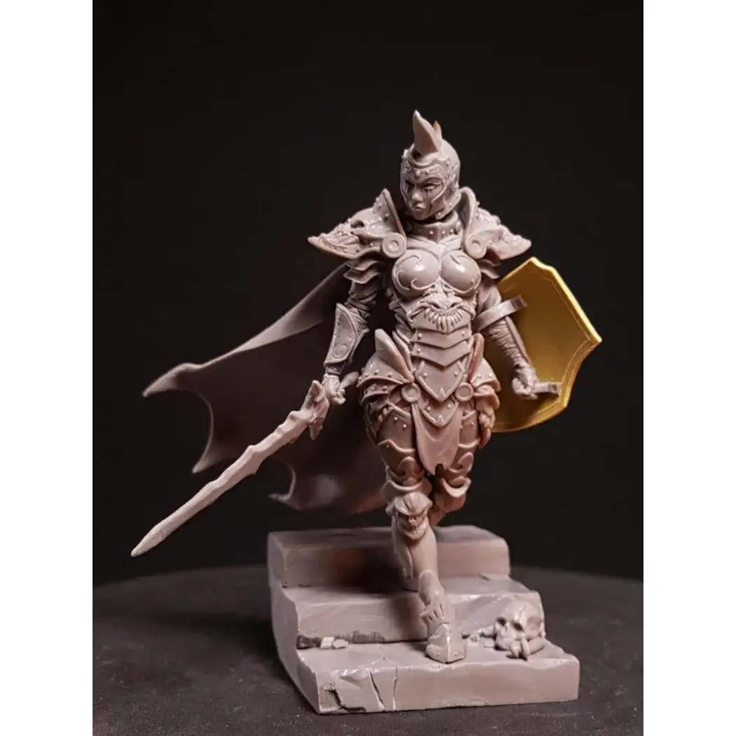 1/24 Resin Model Kit Barbarian Beautiful Girl Death Knight Fantasy Unpainted - Model-Fan-Store