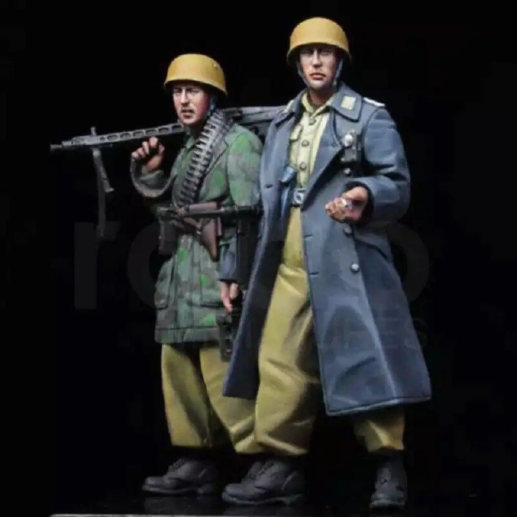 1/35 2pcs Resin Model Kit German Soldiers Paratroopers WW2 Unpainted - Model-Fan-Store