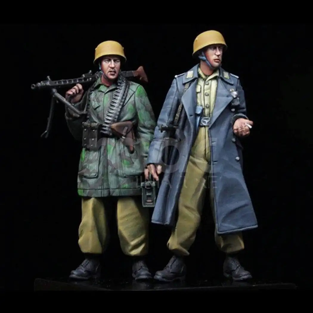 1/35 2pcs Resin Model Kit German Soldiers Paratroopers WW2 Unpainted - Model-Fan-Store
