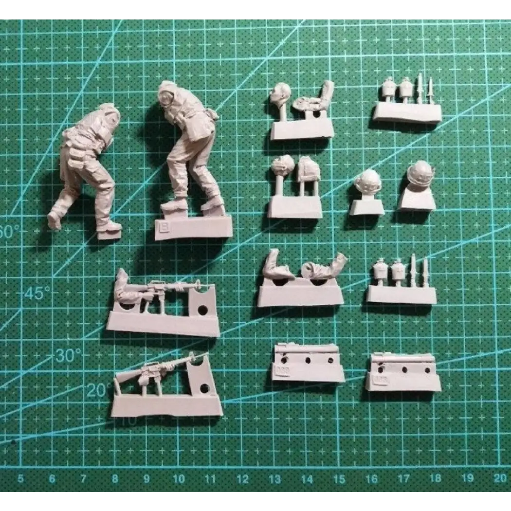 1/35 2pcs Resin Model Kit Vietnam War US Army Soldiers Unpainted - Model-Fan-Store