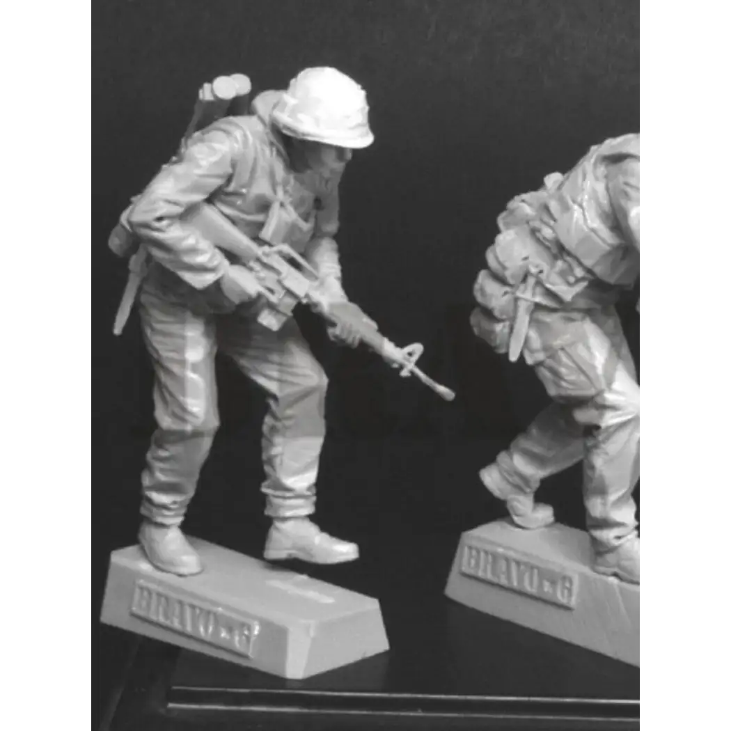 Kit Modello 1/35 Resina – 2 Soldati Americani Guerra Vietnam – Non Assemblato - Foto 1