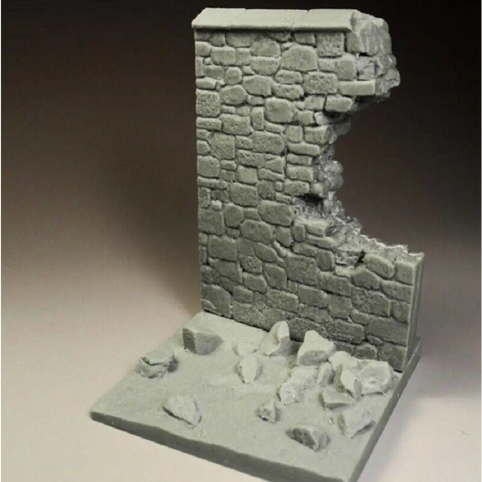 1/35 Base Resin Model Kit Base Building Wall WW2 Unpainted - Model-Fan-Store