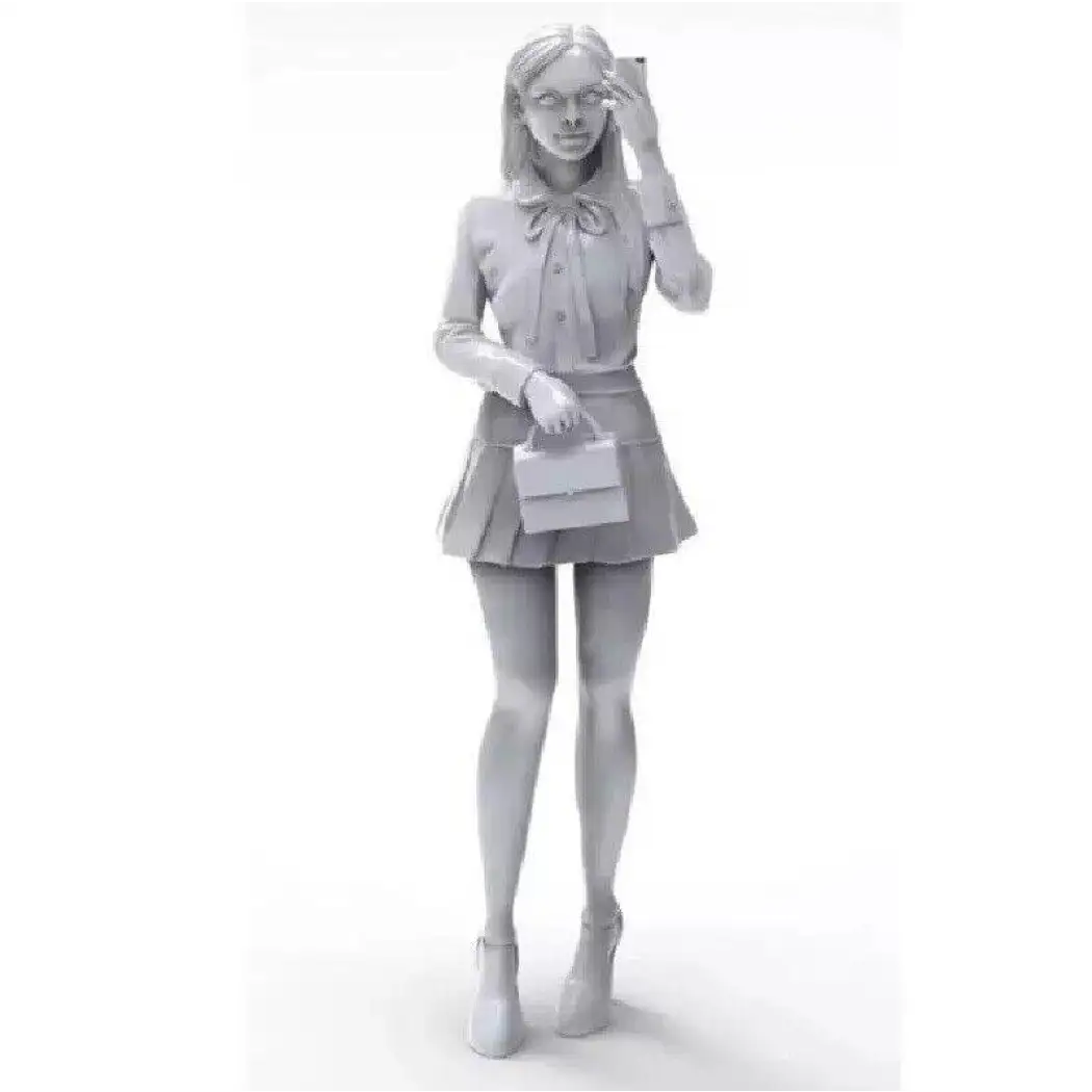 1/35 Resin Model Kit Modern Beautiful Girl Woman Unpainted B1 - Model-Fan-Store