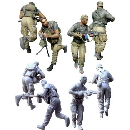 1/35 Resin Model Kit Russian Soldiers Unpainted - Model-Fan-Store