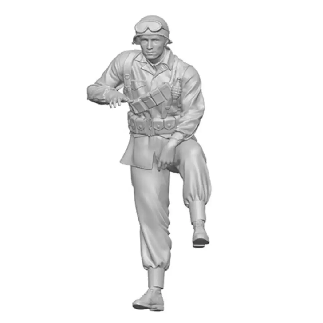 1/35 Resin Model Kit US Jeep Driver and Machine Gunner WW2 Unpainted - Model-Fan-Store