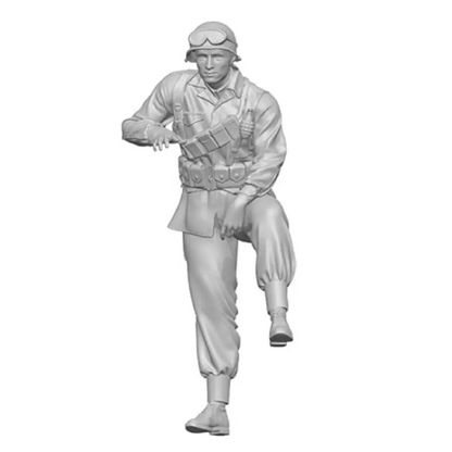 1/35 Resin Model Kit US Jeep Driver and Machine Gunner WW2 Unpainted - Model-Fan-Store