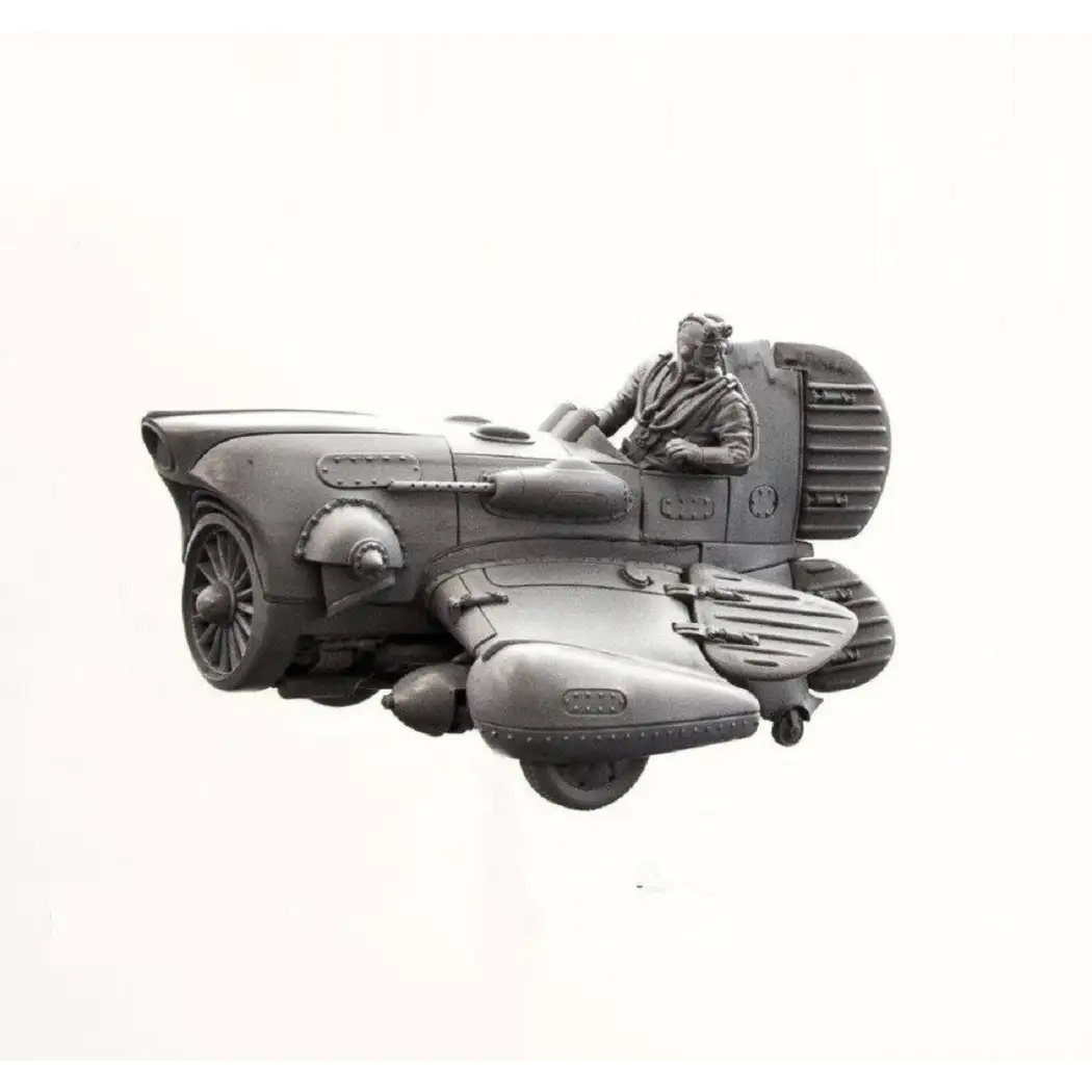Unpainted Model Kit 1/35 Resin Steampunk Model Kit Aircraft Pilot Sci-Fi Unpainted – Model ...
